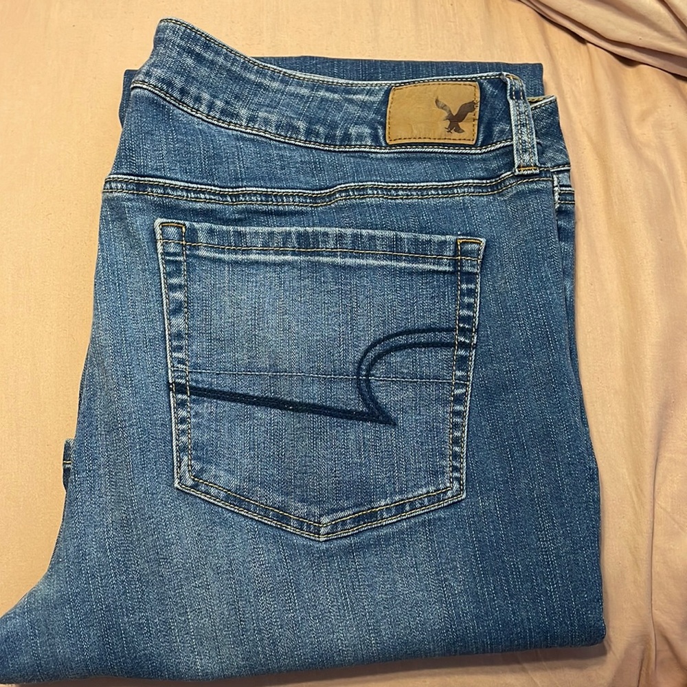 American Eagle Long, boot cut jeans